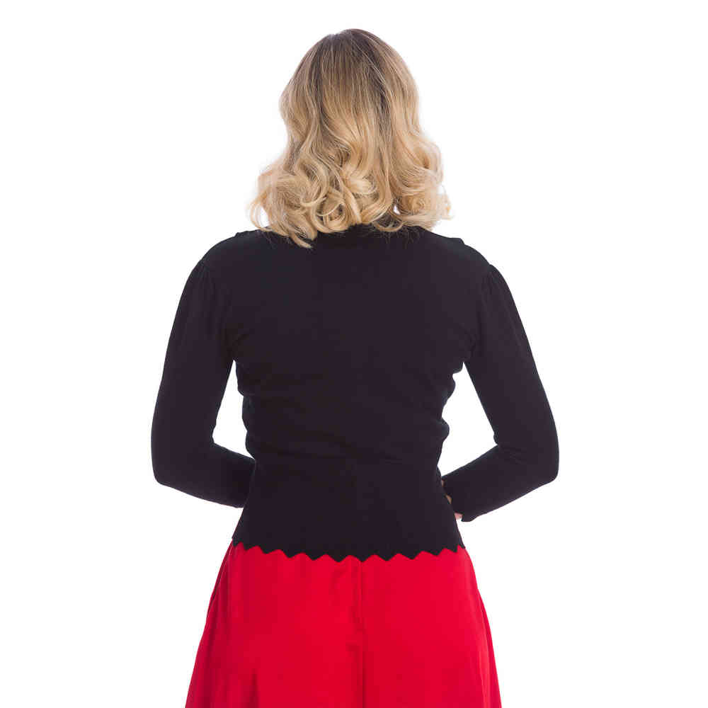 Dancing Days - BUNNY HOP KNIT Cardigan - Zwart